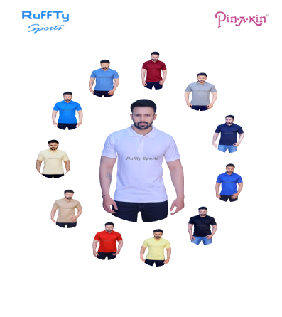 Rufty Sports Collar T-Shirt - Pinakin Garments